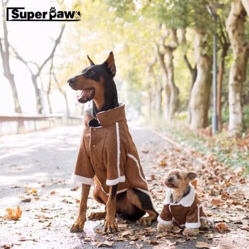 Fashion Jacket Coat Winter Warm Pet Dog Clothes for Small Medium Large Dogs French Bulldog Corgi Doberman Labrador Costume HYC01