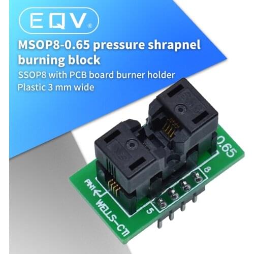 MSOP8 to DIP8 MCU Test IC socket Programmer adapter Socket