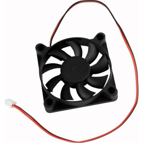 2019 new PC Computer Cool Fan 6 x 6 x 1.2cm DC Cooling Fan Computer PC Case CPU Cooler Case Fan 2 Pins 12V