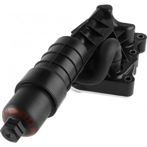 New Oil Cooler Module Fits for Mercedes-Benz C-Class 2007 2711801410 Aluminum Radiator Transmission Oil Cooler Kit Black ABS