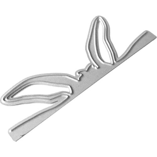 Easter Bunny Ear Metal Cutting Dies Stencil Scrapbooking DIY Album Stamp Paper