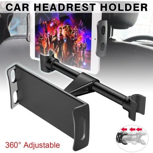 Car Headrest Mobile Phone Tablet Holder Back Seat Rotating Stand for GPS iPad Auto Seat Headrest Bracket Support Accessories