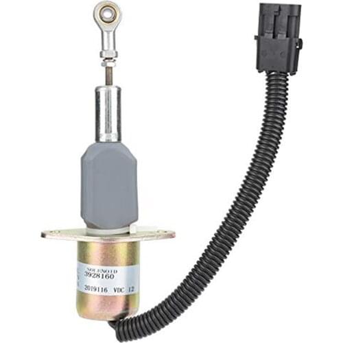 2pcs 12V Stop Solenoid Valve 3928160 Fit for Case IH 7110 7120 7130 7140 7150 7210 7220