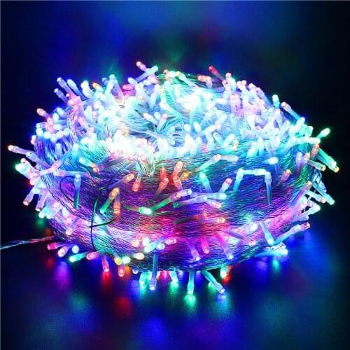 10M/20M/30M/50M/100M Outdoor LED Fairy String Light garland Party Lights for Home Wedding Christmas Holiday Events Decoration