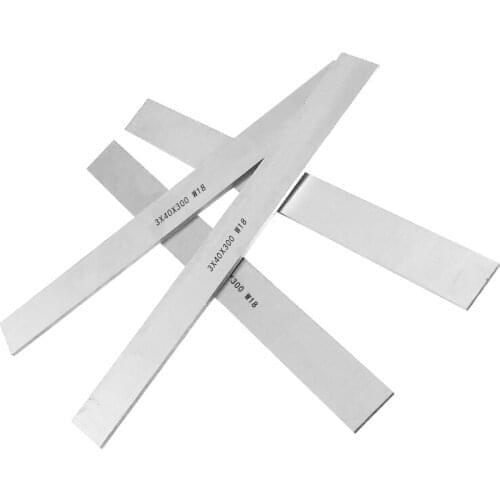 W18 HRC67-69degrees Superhard Electric Planer Blades 3*30*300mm Planer Saw Blades For Wood Planer Length 300