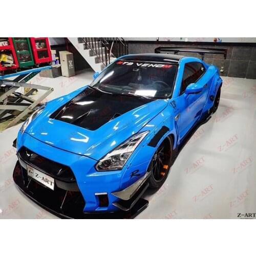 Z-ART for GTR R35 wide body kit for GTR vented front fender for GTR R35 Louver front fedner GTR retrofit front fender