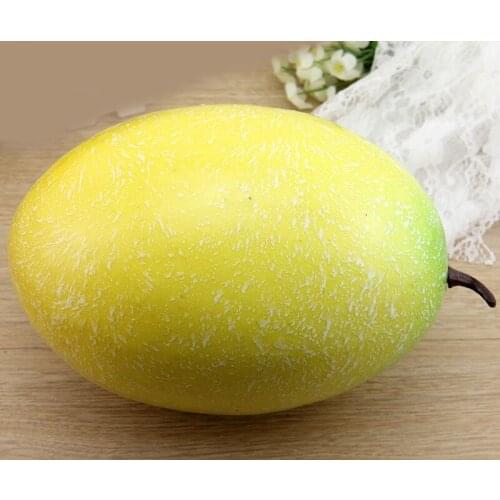 050 Imitation fruit foam Hami melon imitation Hami melon fruit and vegetable decoration model 25*16cm