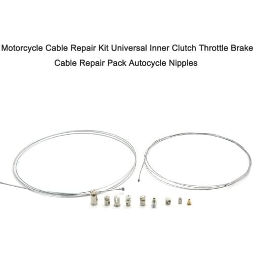 1PC Universal Motorcycle Inner Clutch Throttle Autocycle Nipples Emergency Throttle Cable Brake Clutch Cable Repair Kit