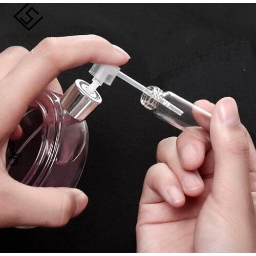 10Pcs/lot Perfume Dispenser Tools Diffuser Funnels Cosmetic Pump Dispenser Portable Sprayer Refill Pump Bottle Filling Device