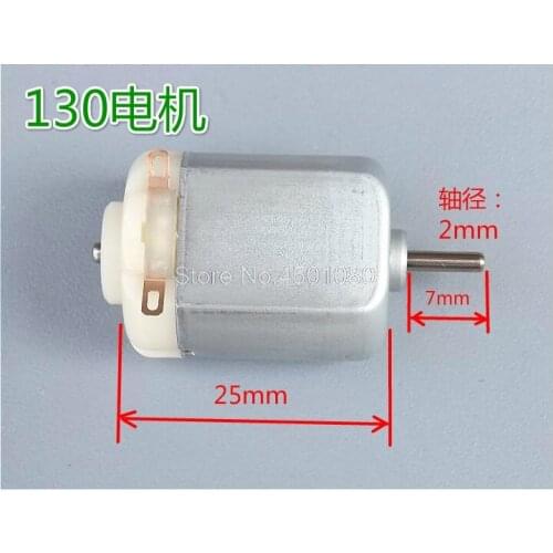 10PCS Micro 130 Pony Up To Four Drive dc motor Small Motor Production Of 3V DC Motor for DIY Toys Hobbies Smart Car