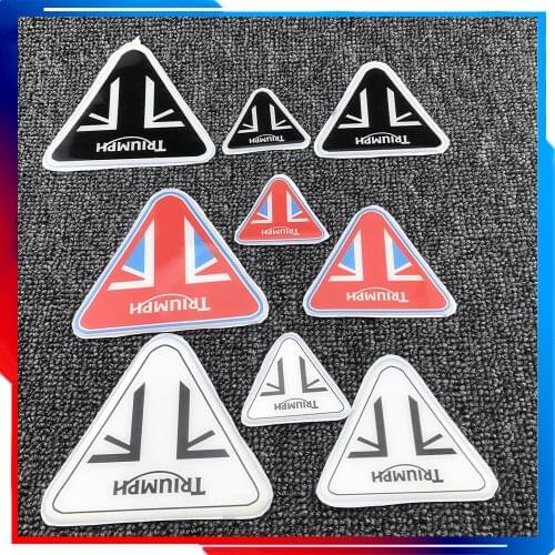 Free Shipping Motorcycle 3D Resin High Quality Supreme Sticker For Triumph Emblem Protection General Purpose Reflective Decal