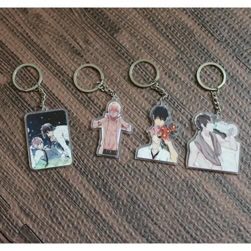 1pcs Fujoshi Bl Ten Count 10 COUNT Rotten Girl Boy Takarai Rihito Shirotani Tadaomi Kurose Keychain Keyring Llavero De Pendant