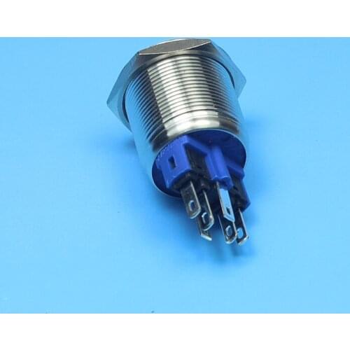 Stainless Steel 22mm Ring led illuminated Momentary push button switch