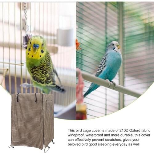 Bird Cage Cover Bird Parrot Good Night Birdcage Cover For Large Bird Cage Keep Cage Temperature Bird Supplies