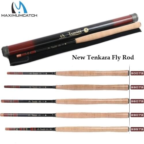 Maximumcatch 10/11/12/13FT (3/3.3/3.6/3.9M) Tenkara Telescoping Fly Fishing Rod Graphite IM10 Carbon Tenkara Fly Rod