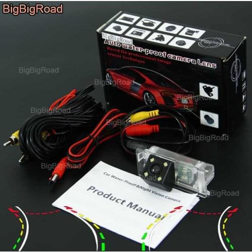 BigBigRoad Car Intelligent Dynamic Track Rear View Camera Backup Reverse Camera For Haima Family / Haima m3 / family 3