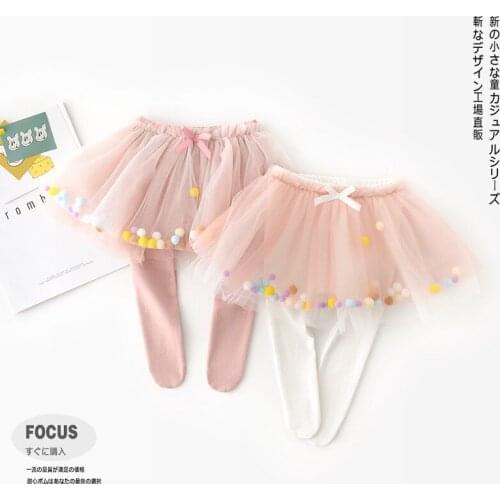 Baby Infant Girl Sweet Ball Tutu Skirts Leggings Newborns Toddler Pants Clothes 0-2age