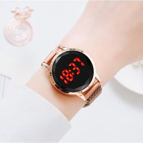 Luxus runden zifferblatt quarzuhr damen magnetische edelstahl armband kleid uhr damen uhr Relogio Feminino