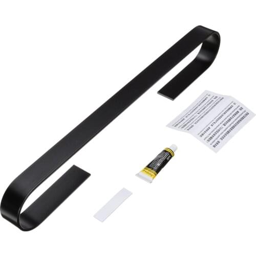 25/45cm Wall-Mounted Aluminium Alloy Bathroom Towel Shelf Holder Hanger Self Adhesive Hanging Rail Bathroom Supplies