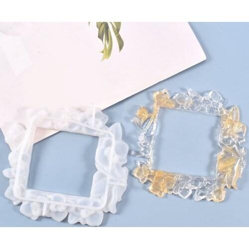 DIY Crystal Glue Mold Homemade Creative Good-Looking Lace Transparent Switch Decorative Stickers Silicone Mold