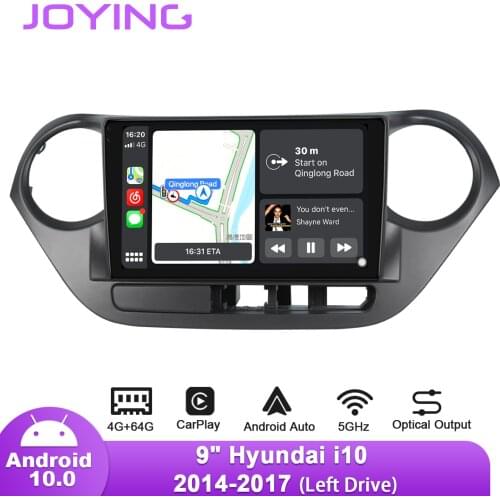 Joying 9inch Android10 Car Radio for Hyundai i20 2014-2018 Left Drive GPS Carplay DSP SPDIF Bluetooth5.1 Subwoofer Android-auto