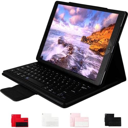 Detachable Bluetooth Keyboard for iPad Pro 12.9 inch mini 4 for 9.7 Inch Tablet Leather Protector Case Wireless Keyboards