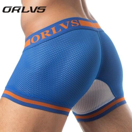 Best Selling Brand New Mesh U Pouch Boxer Men Underwear Sexy Underpants Cueca Cotton Pants Trunks Boxer shorts Male Panties
