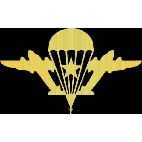 S51976 Various Sizes/Colors Car Stickers Vinyl Decal Airborne Forces with Parachutist Motorcycle Decorative Accessories Creative