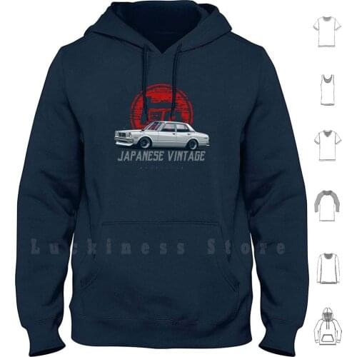 Japanese Vintage. Cressida Rx30 hoodies long sleeve Cars Automotive Automobile Stance Sportcar Japan Drift Legend