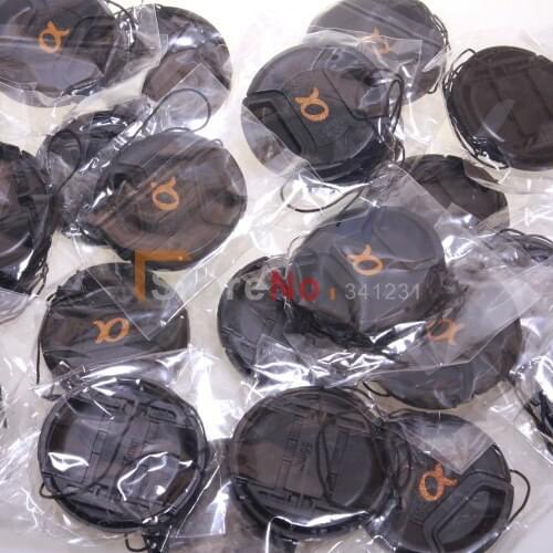 S Camera Lens Cap Protection Cover 49mm/52mm/55mm/58mm/62mm/67mm/72mm/77mm/ With Anti-lost Rope