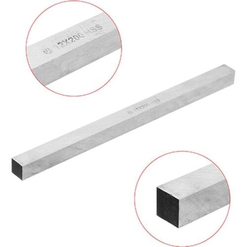 1pc 200mm 10/12mm HSS Square Milling Engraving Lathe Tool Bit Turning Tool