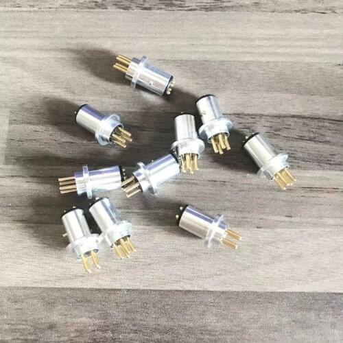 10pcs/lot 4 Pin Standard Connector Turntable Headshell With Gold Plated Pins x 1 Universal