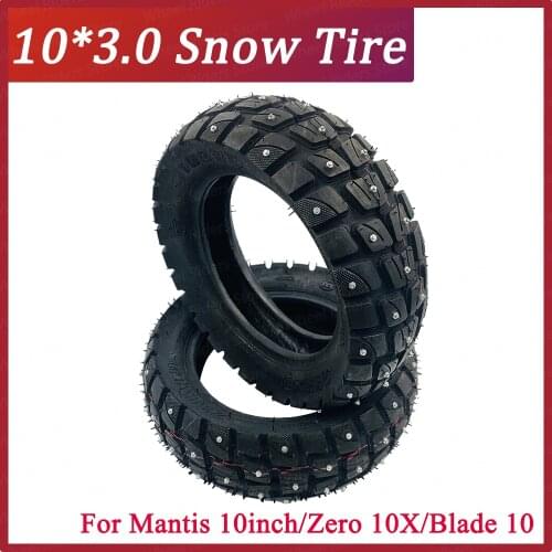 10x3.0inch semi off road snow tire zero 10x kaabo mantis 10inch scooter wheel winter