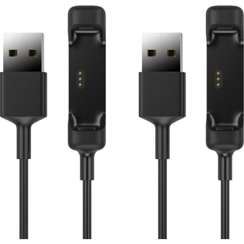 2-Pack Fitbit Flex 2 Charger with Reset Button, Replacement USB Charging Cable Cradle Dock Adapter for 2016 Flex 2 Fitness