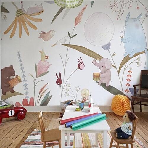 3d Novelty Abstract Photo Wallpaper Mural for Living Room Hand Painting Murals Kids Bedroom Decor Carton Wall Paper European