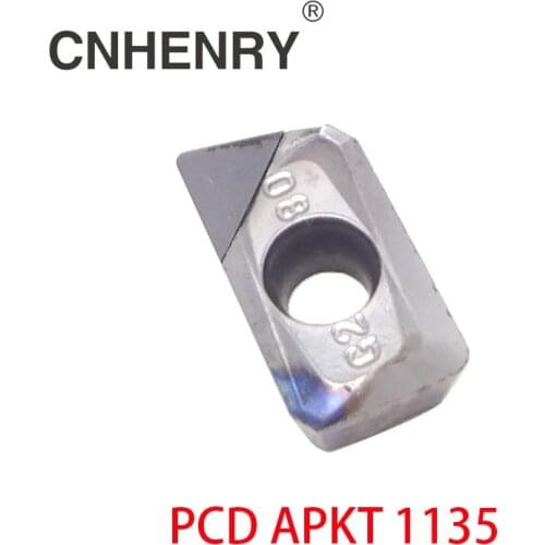 Free Shipping 2PCS APKT 1135 PCD Inserts , CNC PCD Inserts Suitable For Lathe Tools For Turning