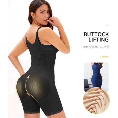 Wholesale Dropshipping Plus Size Fajas Colombianas Full Body Shaper Bodysuit Shapewear for Women Corset Corrective Underwear 6XL