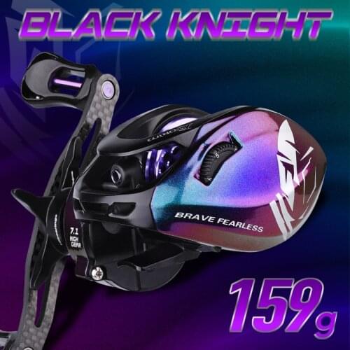 HISTAR BLACK KNIGHT Ultralight Baitcasting Reel 10+1BBS Magnetic Brake System 9kg Max Drag 7.1:1 Speed Gear Ratio Fishing Reel