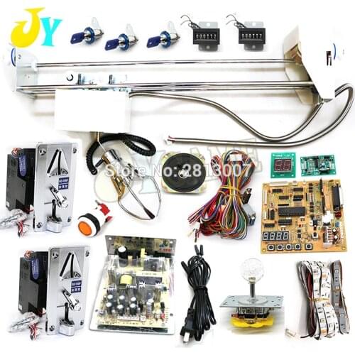 Cheap Price Toy crane machine kit Arcade diy for crane main board game motherboard ,stainless steel claw, 48V power supply