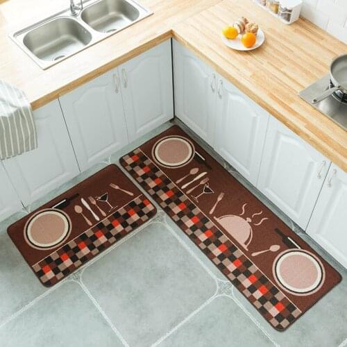 Kitchen Large Area Carpets Rectangle Splicing Pattern Non-slip Oil Proof Functional Washable Modern Hot Sale Quality Rug