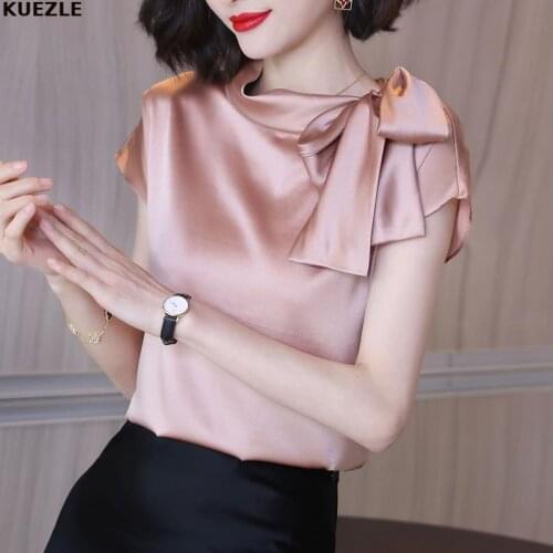 KUEZLE Blouses With Bow