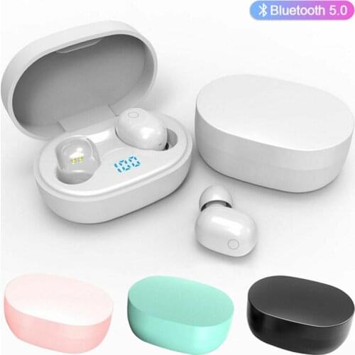 TWS Bluetooth Earphones Mini In-ear Headsets Sport Gaming Driving Noise Cancelling Earbuds with Mic for iPhone Samsung Android