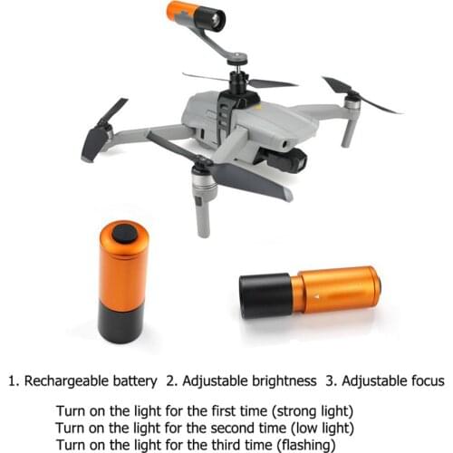 Searchlight Set with Universal Extension Buckle Holder for Mavic 2/Air 2/Pro for FIMI X8SE for Autel EVO 2 Drone Accessories