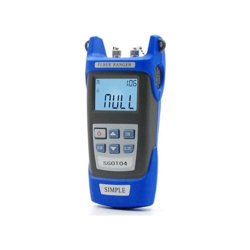 Handheld Simple OTDR 60km Optical Fiber Ranger 1310/1550nm SM Mini OTDR Optical Cable Breakpoint Locator Fiber Ranger with VFL