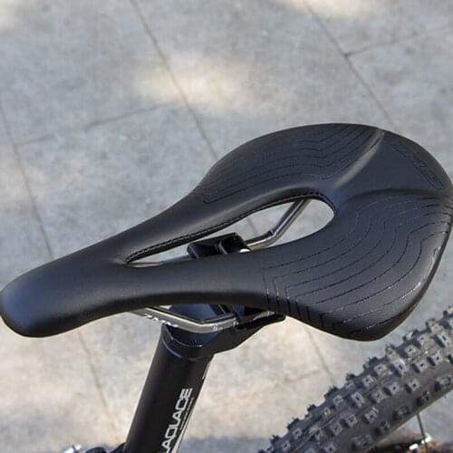GUB Mountain Bicycle Saddle Bike Seat Hollow Microfiber Leather Widened Breathable Comfortable Titanium Bow Carbon Fiber Seat