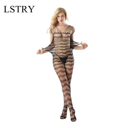 Sexy Lace Plus Size Sexy Lingerie Women Erotic Lingerie Lstry Hot Sex Products Sexy Costumes Underwear Slips Intimates Bodysocks