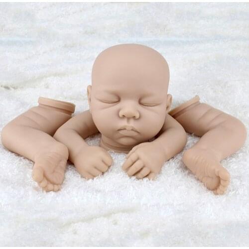Kaydora Silicone Reborn Baby Handmade DIY Doll Kits 22 Inch Realistic Reborn BeBe blank Reborn Doll Accessories lol Child Toy