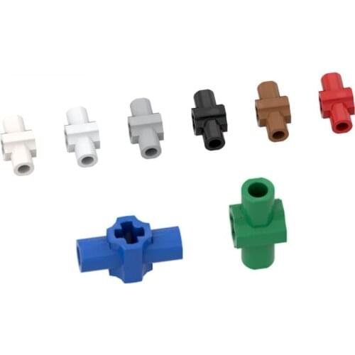 10PCS MOC 24122 Compatible Assembles Particles Cross hole special round holes at both ends Building Blocks Parts DIY Gift Toys