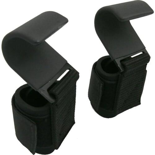 Enhanced version Weight Lifting Hook Hand-Bar Wrist Straps Glove Weight lifting Strength Training Gym Fitness Hook Weight