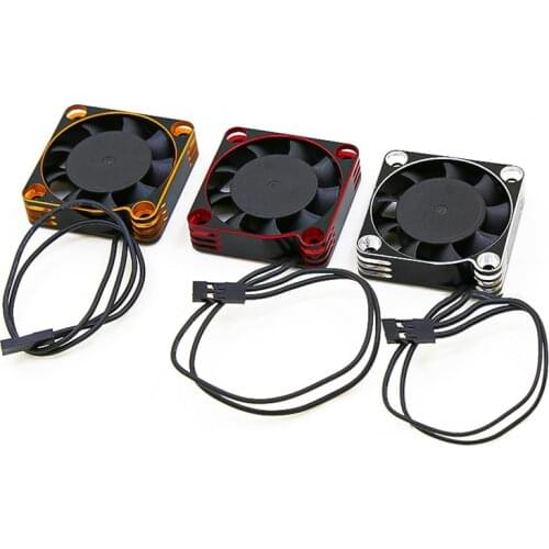 40Mm Cooling Fan Rotates 16000 RPM 5-8.45V for 1/10 1/8 1/12 RC Car Brushless Motor Rc Car Accessories